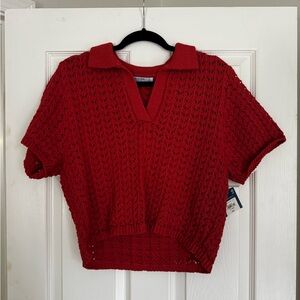 Arizona Jean Company Red Knit Top